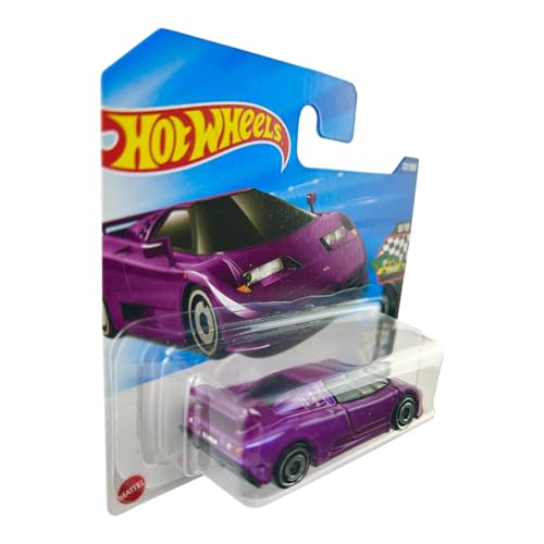 Image of Hot Wheels 94 Bugatti EB110 HW Race Day Ages 3 Years and Up 221 /250 (Purple)