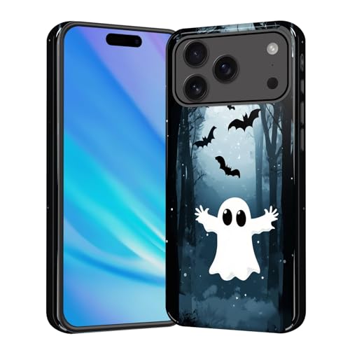 Coque iPhone 17 Pro antichoc en silicone et plastique rigide design fantôme