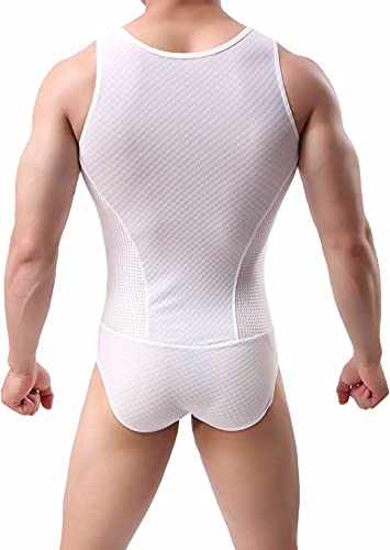 Men's Figure-Shape Bodysuits Elastic Workout Clothes Swimwear, Fitness, Cycling 2241