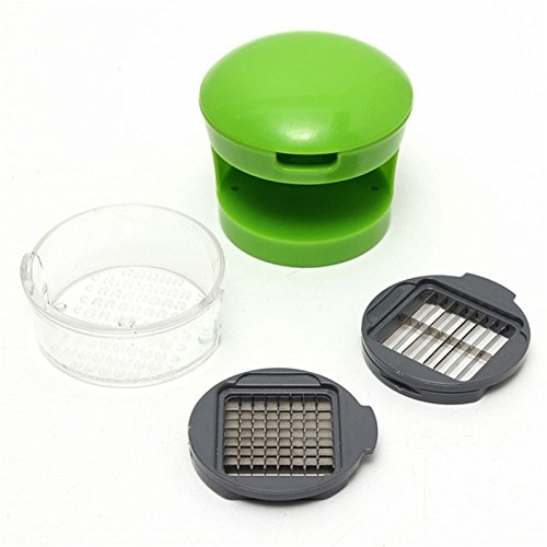 Garlic Crusher Press Ginger Garlic Press Cutter Mincer Chopper Crusher Slicer Peeler Grater Dicer Tool for Kitchen - Image 3