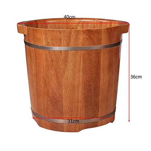 Spa de pies diseño moderno color marrón madera 36 cm miniatura 7