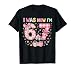 7th Birthday I was 6 Now I'm 7 Cute Six Seven 67 Meme T-Shirt