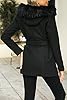 Bellivera Women Wool Blend Jacket Spring Long Flee... #4
