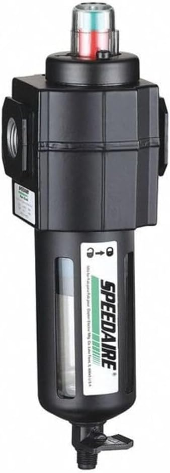 Speedaire Coalescing Filter, 3/8 In. NPT, 150 psi, Overall Width: 2.68 in 4ZL34-1 Each