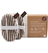 waschies Reusable Face Scrub Exfoliator Pads - Exfoliating Face Scrub Exfoliator - Set of 2 Face ...