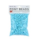 Luxury Jewelry Craft 1k Himalayan Blue Pony Beads - Mahitoi US Basics - 9mm