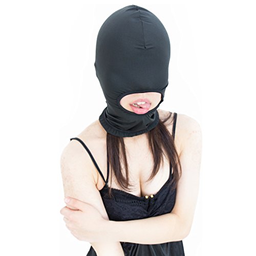 [trentiva] 口の空いた フェイスマスク コスプレ SM ボンテージ 仮面 - 画像4