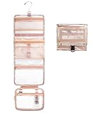 Travel Hanging Toiletry Bag for Men Women with Clear TSA Approved Toiletry Bag, Travel Kit Shaving Bag Waterproof Large Makeup Bag Wash Bag Makeup Organizer Cosmetic Case