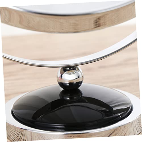 Miroir de maquillage stable à pied antidérapant contre les reflets flous