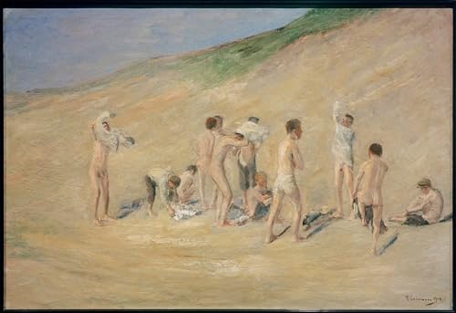 Toile murale abstraite Max Liebermann pour une touche d'art nostalgique au salon 60x90