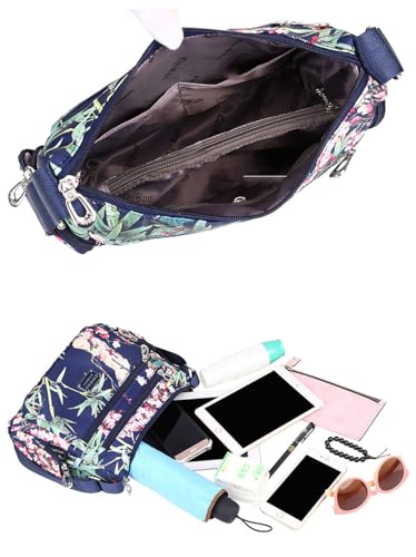 Flower cloth shoulder bag for women Crossbody Bags dumpling bag outdoor leisure large capacity women's bag4