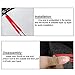 AEIOFU Bike Spoke Reflectors Wheel Spoke Warning Reflector Cycling Reflective Strips 48PCS Red Reflector Spoke Reflective Strip Bike Warning Strip Clip Tube Cycling Wheel Reflector