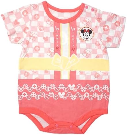 Takihyo 215102611 Mickey Minnie Japanese Pattern Coveralls Romper Disney Baby Girls Boys