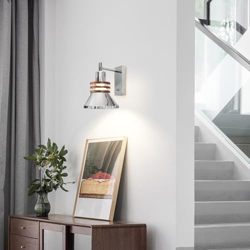 Lámpara de pared retro para iluminar pasillos oscuros con estilo E27 7