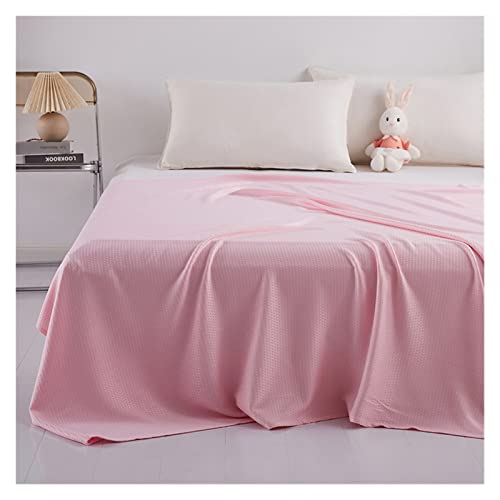 GMGQJST Sabanas Seda Manta Fina de Seda de Hielo de Fibra de bambú de Verano, Toalla de Fibra en Forma de Diamante, Manta de Aire Acondicionado for bebés for Camas(Pink,150x200cm(59x78inch))