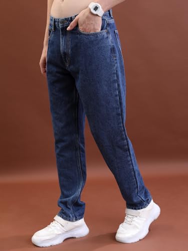 Image of Highlander Men's Relaxed Fit Jeans | Mid-Rise | Heavy Fade | Jeans for Man