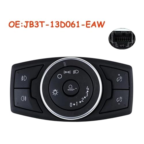 Interruptor de control de faros antiniebla con conector JB3T-13D061-EAW 5