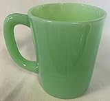 Coffee Cup - Jade Glass Mug - Rosso Exclusive - American Made - Mosser Glass USA (Jadeite Plain)