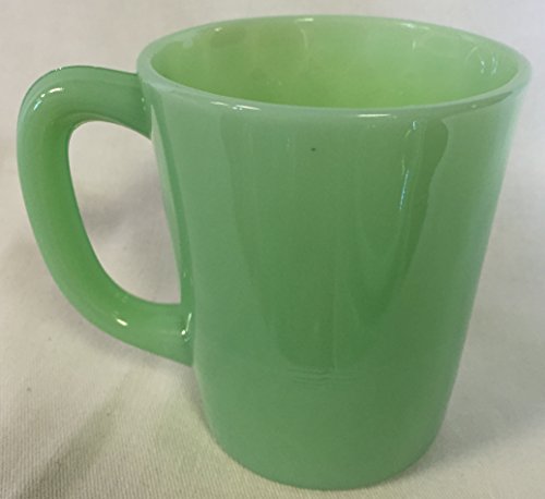 Coffee Cup - Jade Glass Mug - Rosso Exclusive - American Made - Mosser Glass USA (Jadeite Plain)