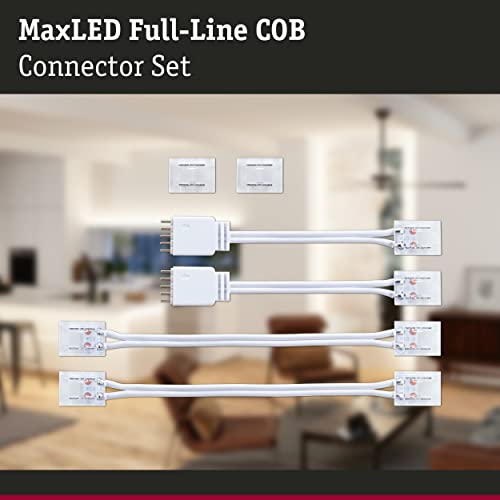 Paulmann MaxLED 71051 Accessory Connector Set Full-Line COB White Plastic, COB Connector - Image 3