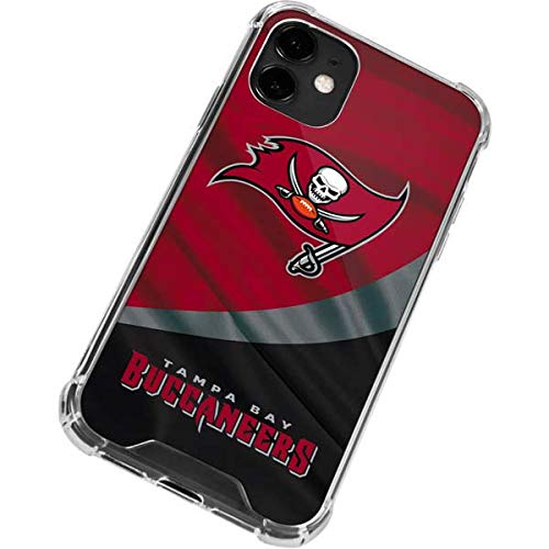 Skinit Clear Phone Case Compatible with iPhone 12 - Officially Licensed NFL Tampa Bay Buccaneers Design