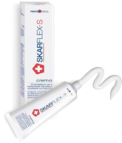 Skarflex-S Crema per Cicatrici, Trattamento Cosmetico per Cicatrici Ipertrofiche e Cheloidee, 30 ml