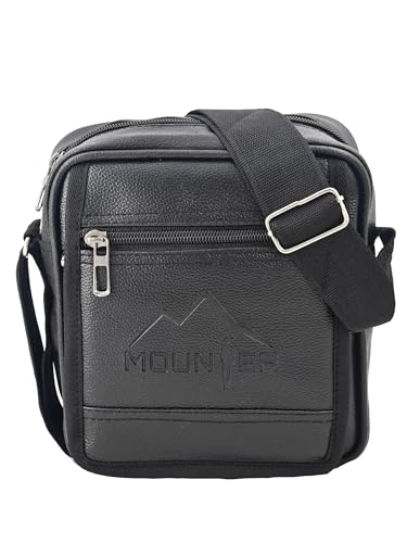 Image of Stylish PU-Leather Sling Cross Body Travel Office Messenger One Side Shoulder Bag for Men, Women & Boy