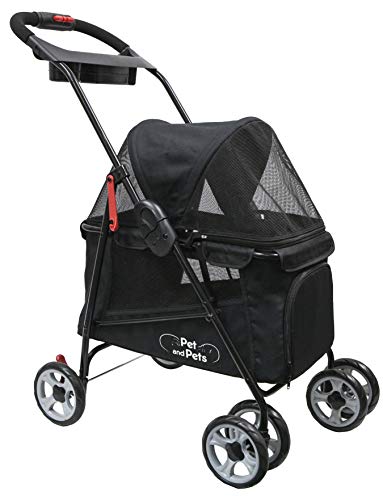 PETIQUE Simplicity Haustier-Buggy, Schwarz Cover