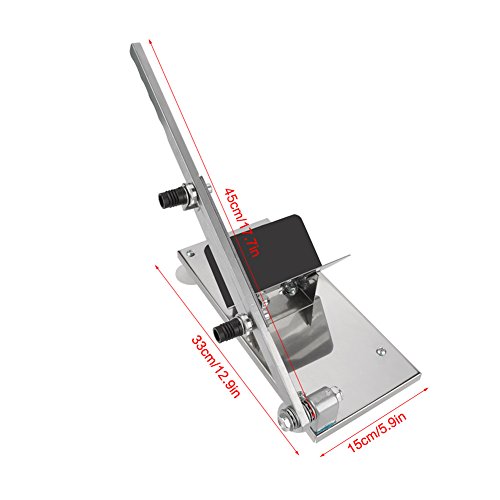Vlees snijmachine bevroren snijmachine - verstelbare handmatige rundvlees mutton vel rolhakmes snijder arbeid, besparing roestvrij staal thuisgebruik gereedschap - Image 7