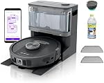 Shark PowerDetect 2-in-1 Robot Vacuum and Mop with NeverTouch Base, 60-Day Auto-Empty Capacity, 30-Day Water Tank Refill, Black, RV2820YECA (Canadian Version)