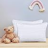 Utopia Bedding Toddler Pillow (White, 2 Pack), 13x18 Pillows for Sleeping, Soft and Breathable Cotton Blend Shell, Small Kids Pillow Perfect for Toddler Bed and Travel (Intended for Age 2 and up) #4