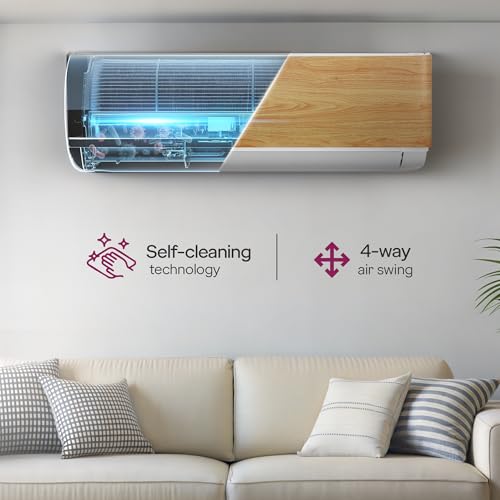 Image of Godrej 1.5 Ton 3 Star, 5 Years Comprehensive Warranty, AI Powered, 5-In-1 Convertible Cooling, 4 Way Air Swing, Wood Finish, Inverter Split AC (Copper, AC 1.5T SIC 18VTC3 WYB CYP, Cypress Wood)