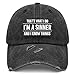 That's What I Do I'm A Sinner and I Know Things Cap Women Dad Hat Trendy Caps
