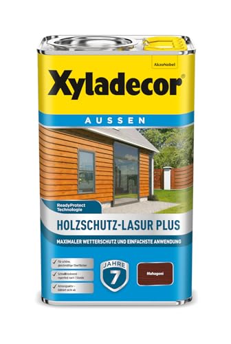 Xyladecor Vernice protettiva per legno Plus, mogano, 2,5 l