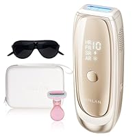 【TV紹介✕美人百花ムダ毛ケア部門NO1】ANLAN 脱毛器 Zap 光脱毛器 無痛 髭/VIO対応 サファイア 冷却技術 ダブルランプ 26Jハイパワー 0.18秒超高速出力 5連続照射 美肌ケア ムダ毛ケア 家庭用 全身脱毛 メンズ レディース メーカー2年保証 プレセント(ブラウンゴールド)
