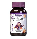 Bluebonnet Nutrition Rainforest Animalz Whole Food Based Multiple Chewable Tablet, Kids Multivitamin & Mineral, Vitamin C, D3, Iron, Gluten Free, Milk Free, Kosher, 180 Chewable Tablets, Mixed Flavor