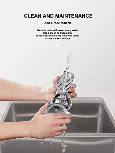 Electric Meat Grinder, Aicok [2500W Max] Sausage Stuffer with 4 Grinding Plates, 3 - S/S Blades, 2 Free Meat Claws, Cookie Shaper & 2 Burger-Slider Maker, 3 Speeds Control, Storage Box - Thumbnail 3