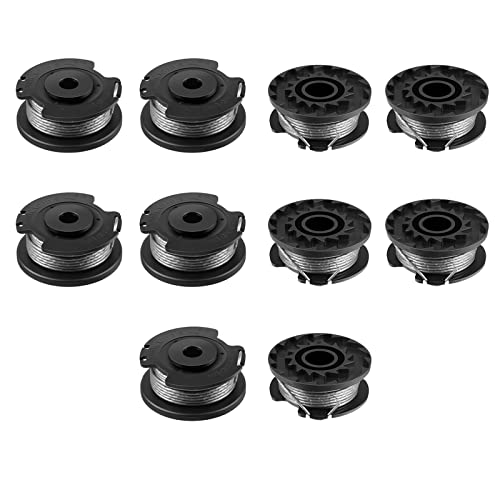 RUIITEN Bosch Lot de 10 bobines de fil de rechange pour débroussailleuse sans fil Art 23 SL et Art 26 SL (remplacement : F016800385) Cover