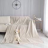 fuguitex Waterproof Dog Blanket Bed Cover Dog Crystal Velvet Moroccan Fuzzy Cozy Plush Pet Blanket...