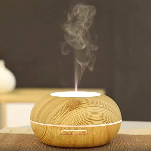 Aromatherapy Essential Oil Diffuser, 300ml Mist Humidifier with 7 Color LED Lights| 4 Timer| Waterless Auto Off for Bedroom Office Yoga Spa