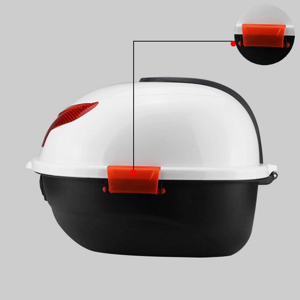 kufer motocyklowy, Pudełko do przechowywania w bagażniku motocykla na rower z twardym tyłem ABS 38x36x24CM DWG
