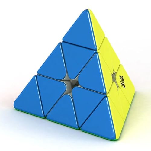 Image of MoYu WeiLong Pyraminx Magnetic Speed Cube | Dual-Adjustment Core, 5 Magnet Strength Settings & 8 Compression Settings | Premium Fast Turning Pyraminx Puzzle