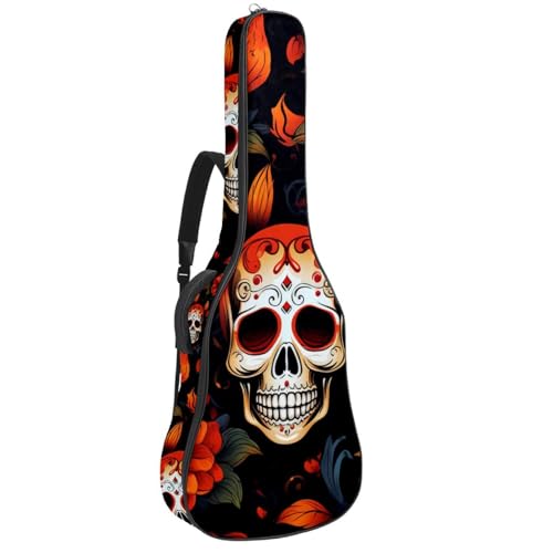 Housse guitare basse crâne Halloween 68,6 cm et étui étanche Oxford 101,6 cm