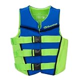 Owntop Swim Vest Youth Kids 50-90 lbs, Neoprene Swim Jacket, Adjustable Straps Buckles, Lightweight, Swimming Training, Boating, Kayak...