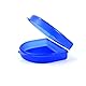 Dr. Bauer’s Zahnspangenbox, KFO-Dose, Hygienische Aufbewahrungsbox für Zahnspangen, Prothesen, mit Luftlöchern (blau, 2,70cm hoch)