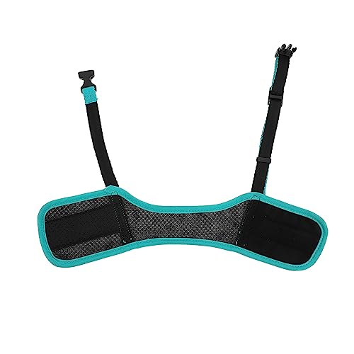 MERRYHAPY Barking Muzzle Polyester Dog Muzzle for Small Pets Soft Mesh Cover Adjustable Chewing Muzzle Pet Accessory Green s