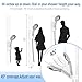 Modular Magnetic Handheld Shower Holder, 5-Section Customizable Sliding Rail with Tool-Free Adhesive Installation, Adjustable Height and Angle for Shower Chairs, Kids, Pets, Elderly, RV, Bathtub