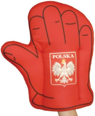Polish Large Cheering Mitt with Polyester & Foam Material for Kids Supports Waving