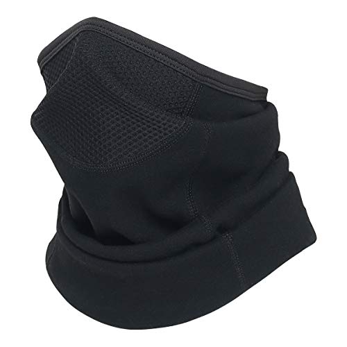 Oscenny Cache Cou Homme Femme Reliure élastique pour un Meilleur Maintien Panneaux Respirants à Verrouillage Thermique Longue taille pour le ski par temps...