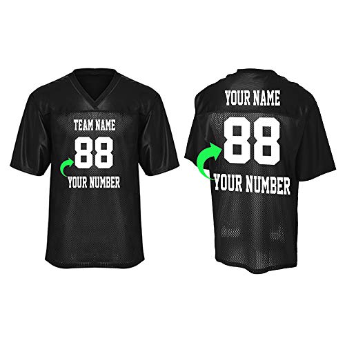 Customize Your Own Football Jersey with Your Name and Team Number Personalized & Customized Jersey